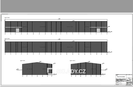 Pronájem skladu 2 000 m², Hůry