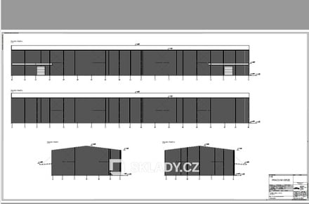 Pronájem skladu 2 000 m², Hůry