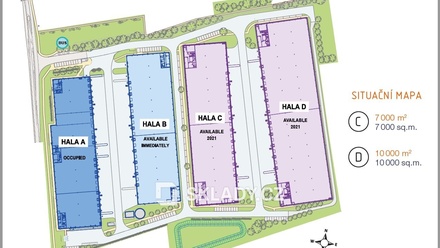 Pronájem skladu 7 000 m², Plzeň