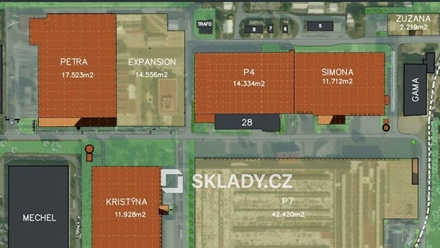 Pronájem výrobního prostoru 15 000 m², Pardubice