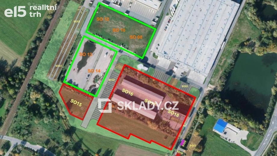 Pronájem sklady, 8 000 m² - Hradec Králové - Březhrad