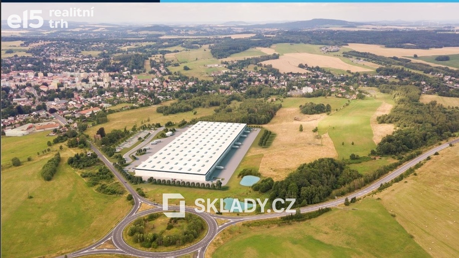 Pronájem skladu 10 000 m², Rumburk