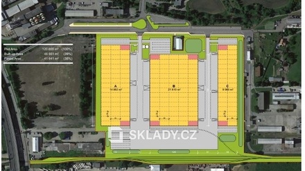 Pronájem skladu 6 800 m², Prostějov