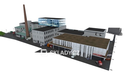 Pronájem skladu 1 400 m², Prostějov