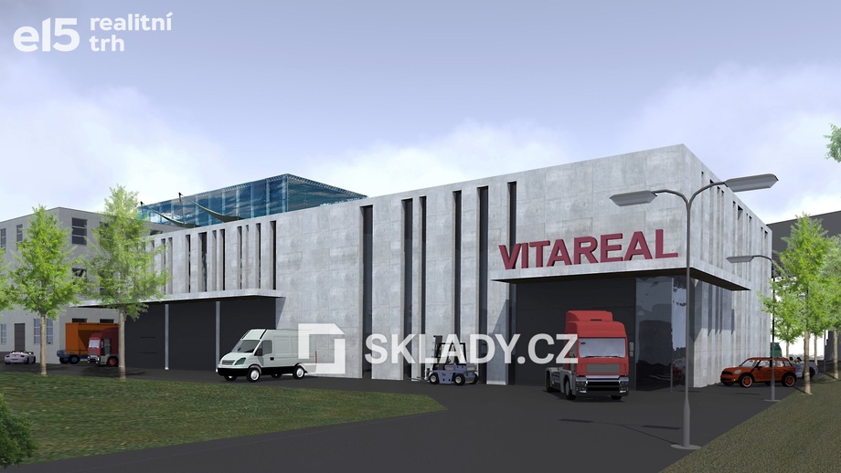 Pronájem skladu 1 400 m², Prostějov