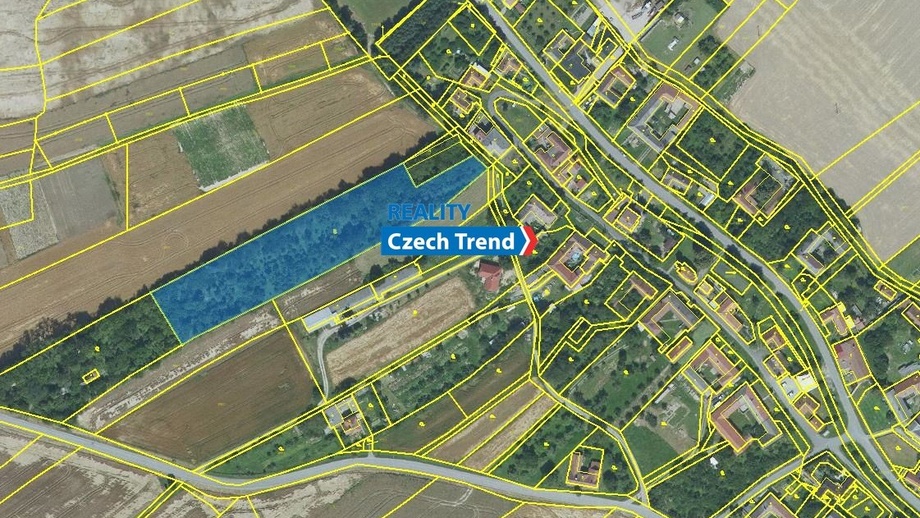 Prodej pozemky pro bydlení, 13 897 m² - Budětsko