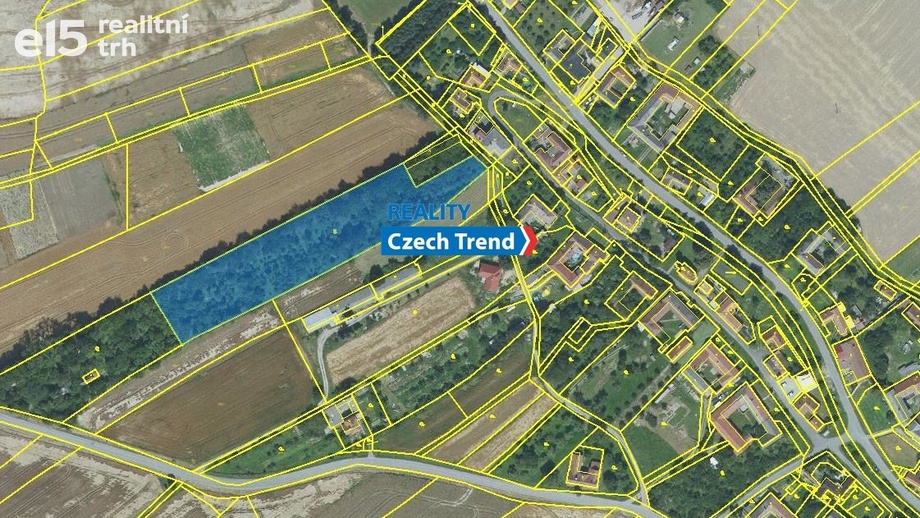 Prodej pozemky pro bydlení, 13 897 m² - Budětsko