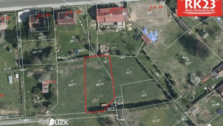 Prodej stavebního pozemku 943 m², Zádub-Závišín