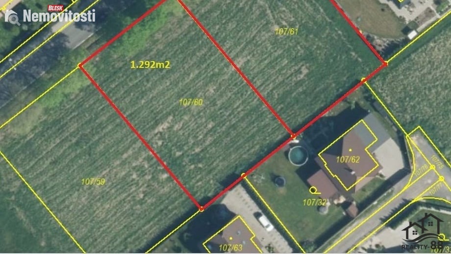 Prodej stavebního pozemku 1 292 m², Petrovice u Karviné - Dolní Marklovice