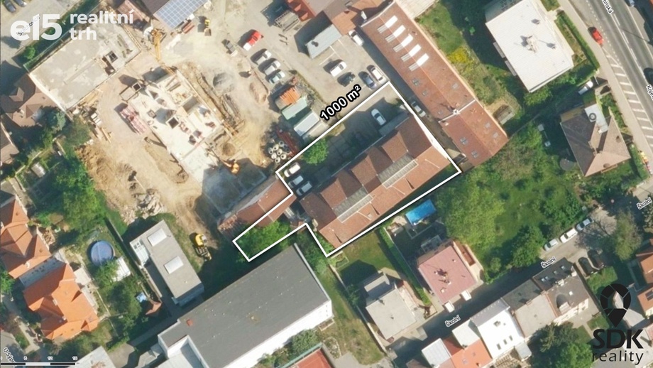 Prodej stavebního pozemku 1 000 m², Kroměříž