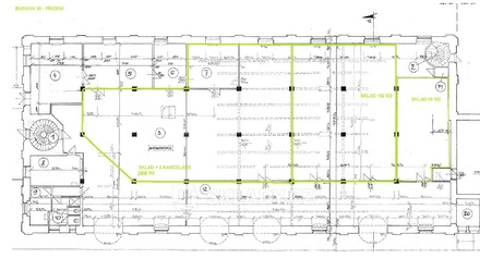 Pronájem skladu 840 m², Liberec