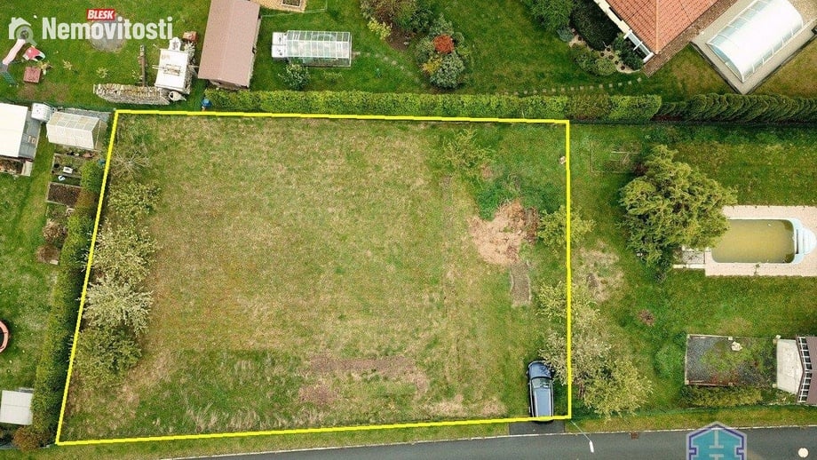 Prodej stavebního pozemku 942 m², Vřeskovice