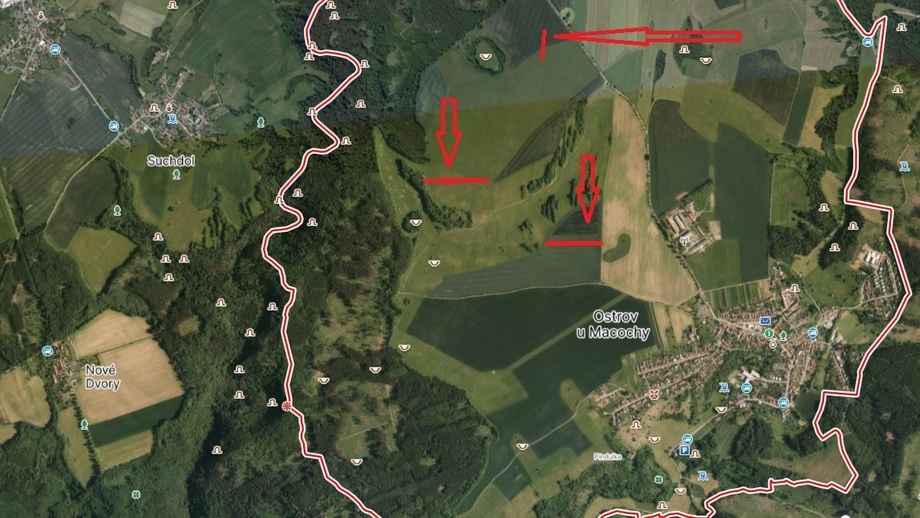 Prodej zemědělská půda, 7 161 m² - Ostrov u Macochy