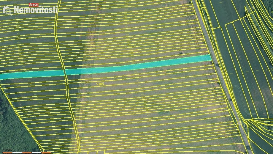 Prodej podílu 1/6 pole 1 669 m², Moravský Krumlov - Rokytná