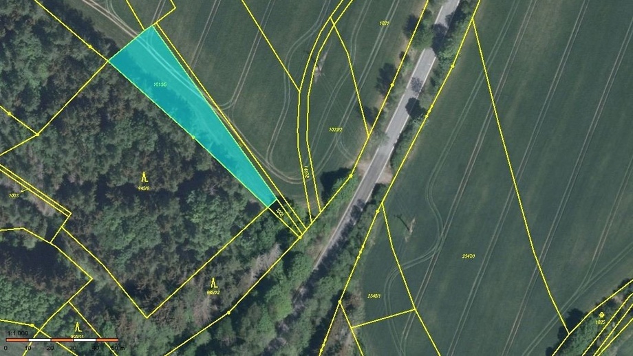 Prodej zemědělská půda, 5 707 m² - Horní Paseka