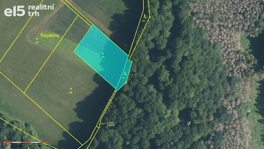 Prodej pozemky - trvalý travní porost, 2 158 m² - Skalička