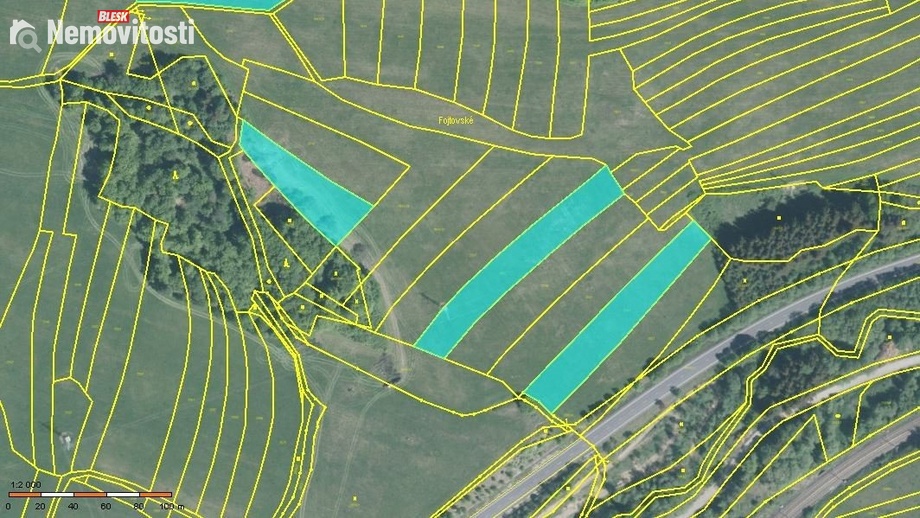 Prodej pole 10 589 m², Střelná