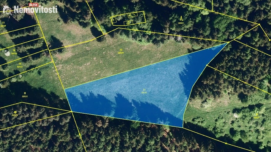 Prodej louky 5 620 m², Halenkov