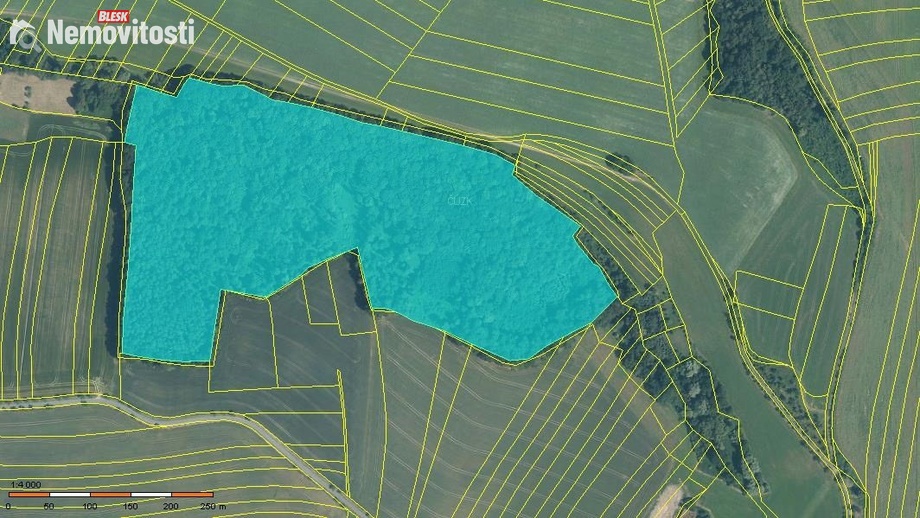 Prodej lesa 1 585 m², Zámrsky