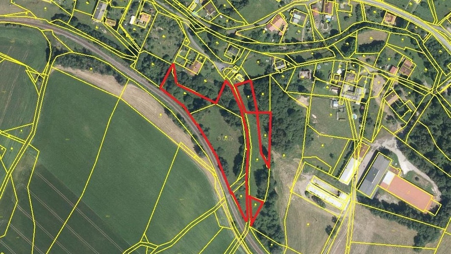 Prodej pozemky - trvalý travní porost, 1 527 m² - Pustá Kamenice
