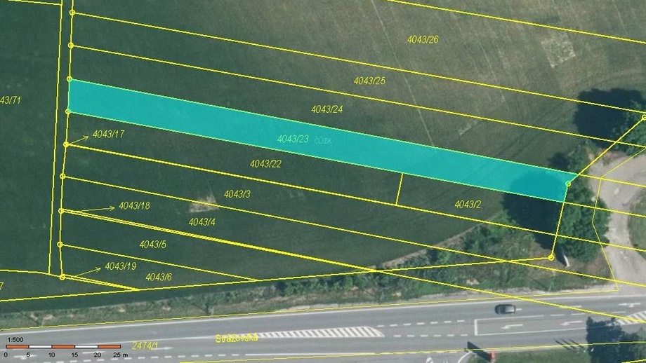 Prodej zemědělská půda, 976 m² - Kyjov