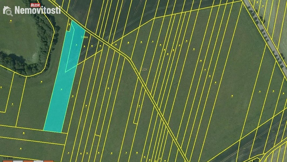 Prodej pole 2 406 m², Ostrov u Macochy