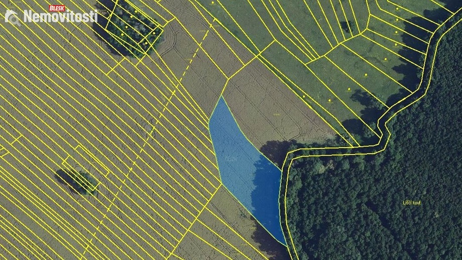 Prodej pole 1 877 m², Moravská Nová Ves