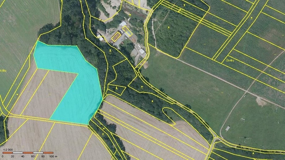 Prodej zemědělská půda, 1 987 m² - Rájec-Jestřebí