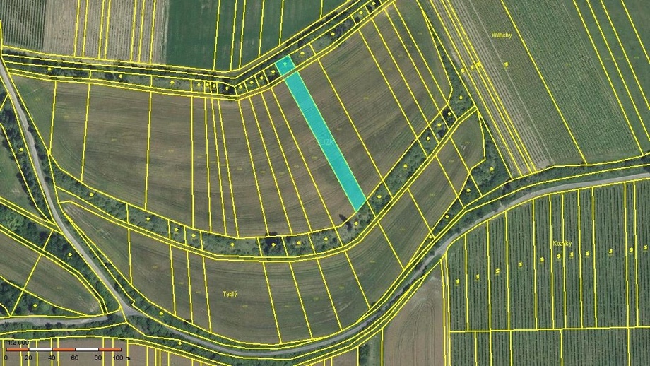 Prodej zemědělská půda, 917 m² - Ořechov