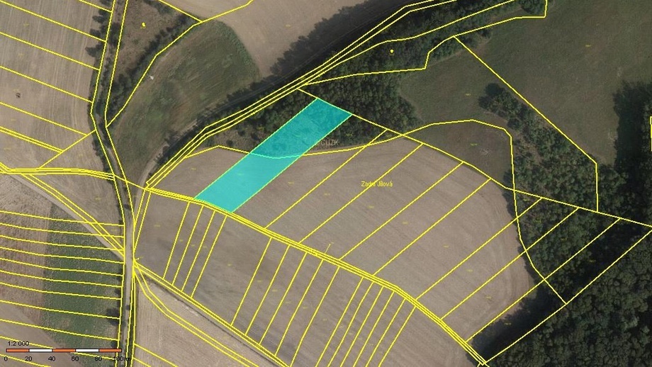 Prodej zemědělská půda, 1 001 m² - Honětice