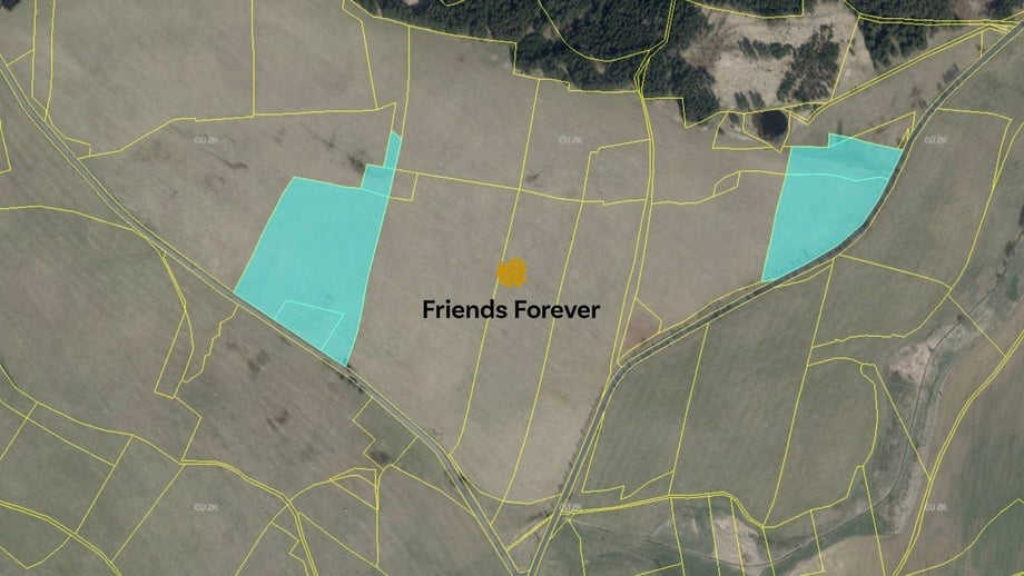 Prodej podílu 1/3 zemědělská půda, 18 743 m² - Toužim - Prachomety