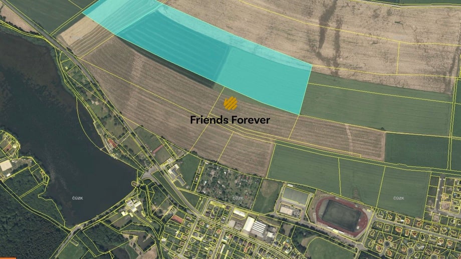 Prodej podílu 1/4 zemědělská půda, 27 364 m² - Lanškroun - Dolní Třešňovec
