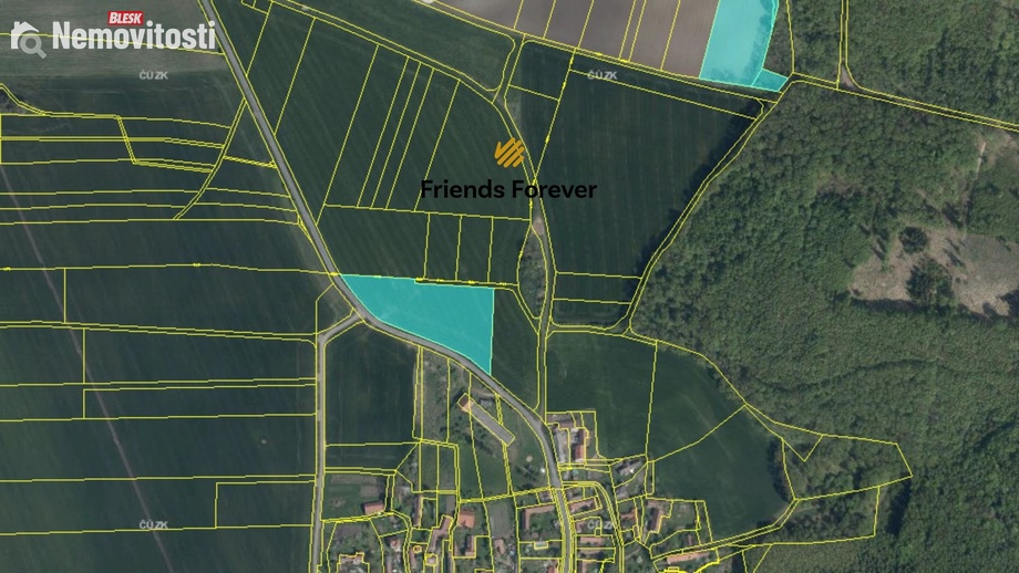 Prodej podílu 1/2 pole 10 124 m², Kněžice - Osek