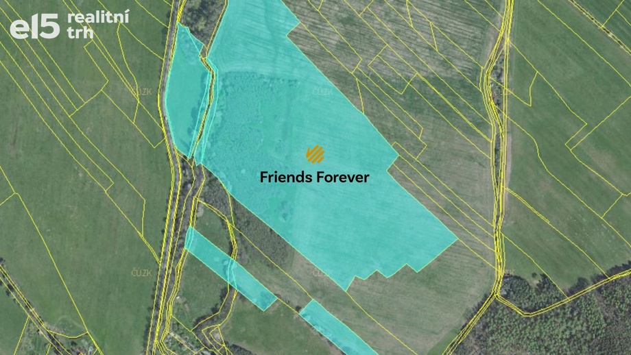 Prodej podílu 1/4 zemědělská půda, 33 755 m² - Hostomice