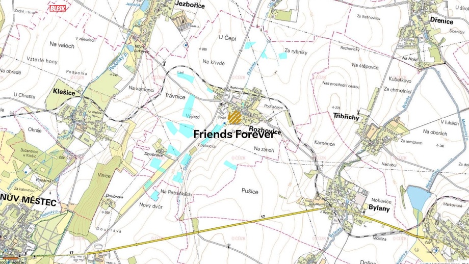 Prodej pole 19 664 m², Rozhovice