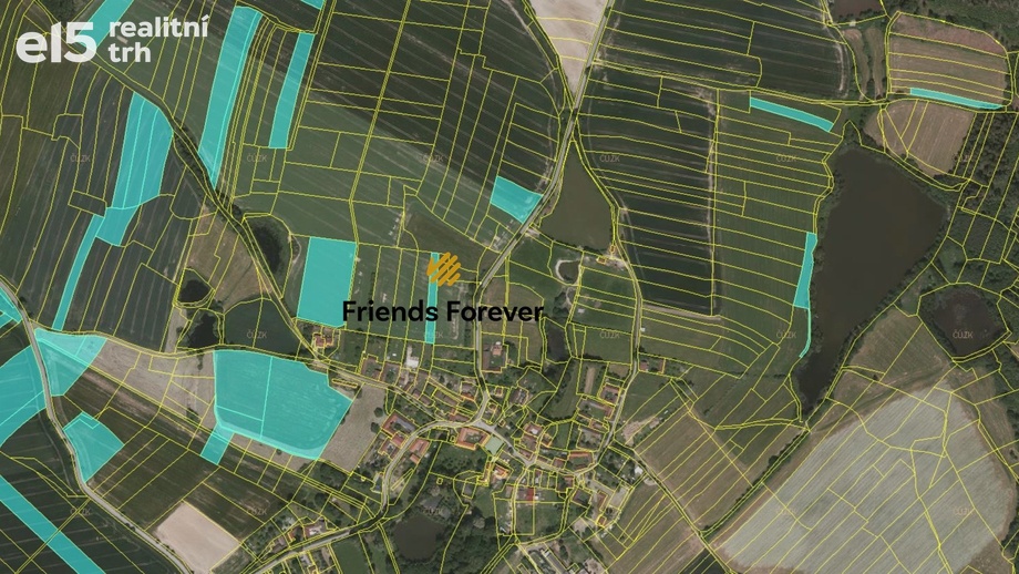 Prodej zemědělská půda, 194 287 m² - Tučapy - Brandlín
