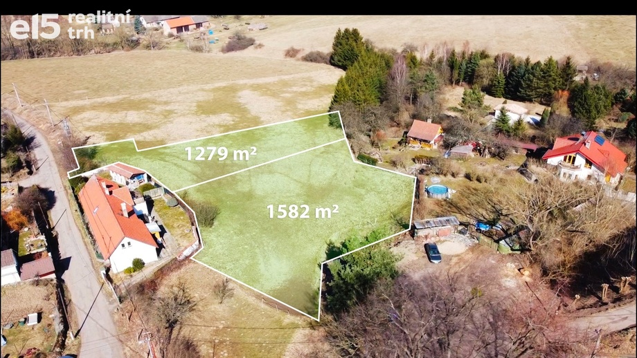 Prodej pozemky pro bydlení, 1 582 m² - Chocerady - Vlkovec