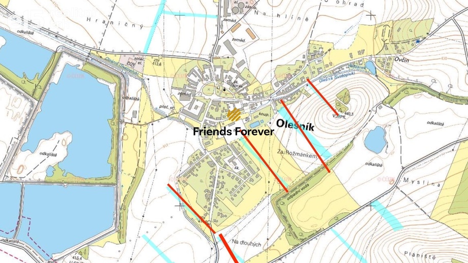 Prodej zemědělská půda, 24 950 m² - Olešník
