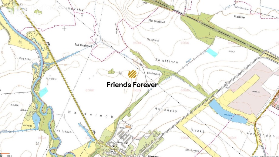 Prodej pole 10 561 m², Pardubice - Hostovice
