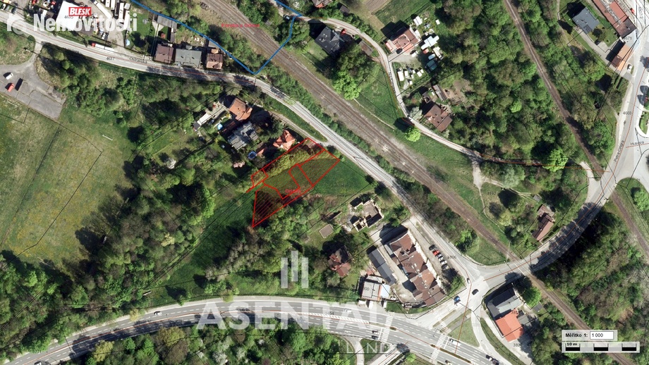 Prodej stavebního pozemku 1 830 m², Orlová