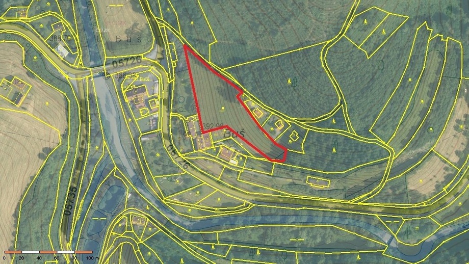 Prodej pozemky - trvalý travní porost, 4 850 m² - Malá Bystřice