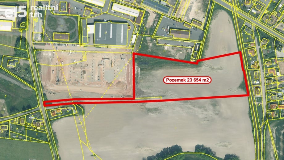 Prodej komerčního pozemku 23 654 m², Bor