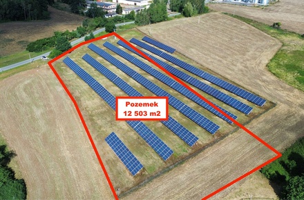 Prodej komerčního pozemku 12 503 m², Benešovice
