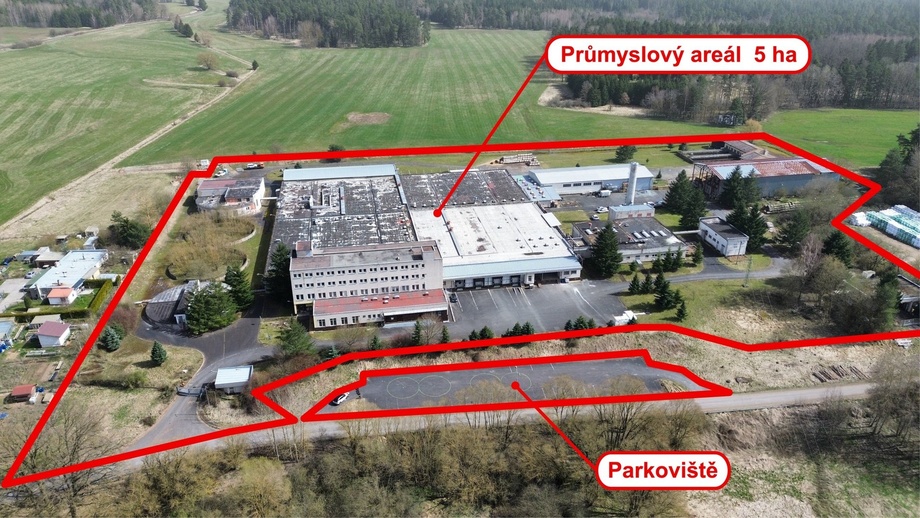 Pronájem ostatní komerční nemovitosti, 11 180 m² - Lom u Tachova