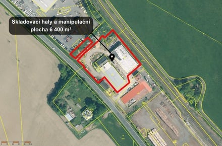 Prodej skladu 2 242 m², Chodová Planá