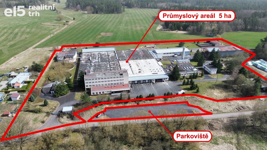 Prodej výrobního prostoru 11 180 m², Lom u Tachova