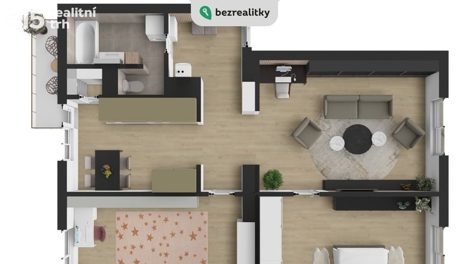 Prodej byty 3+1, 95 m² - Přibice
