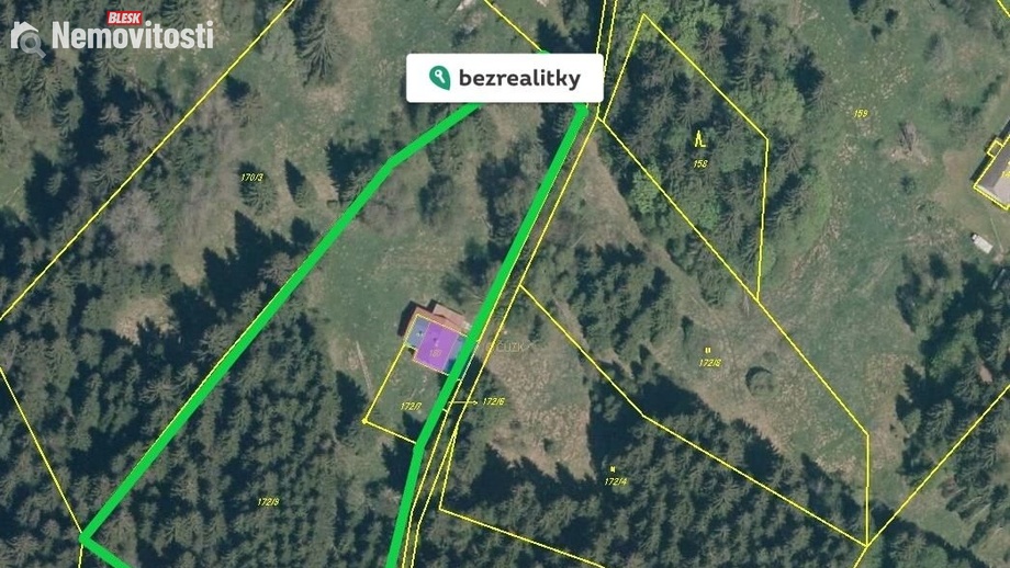 Prodej stavebního pozemku 9 967 m², Loučovice - Kapličky