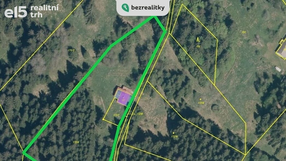 Prodej pozemky pro bydlení, 9 967 m² - Loučovice - Nové Domky