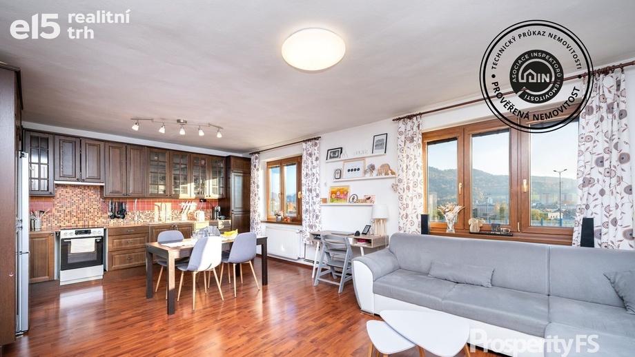 Prodej byty 4+kk, 100 m² - Děčín II-Nové Město